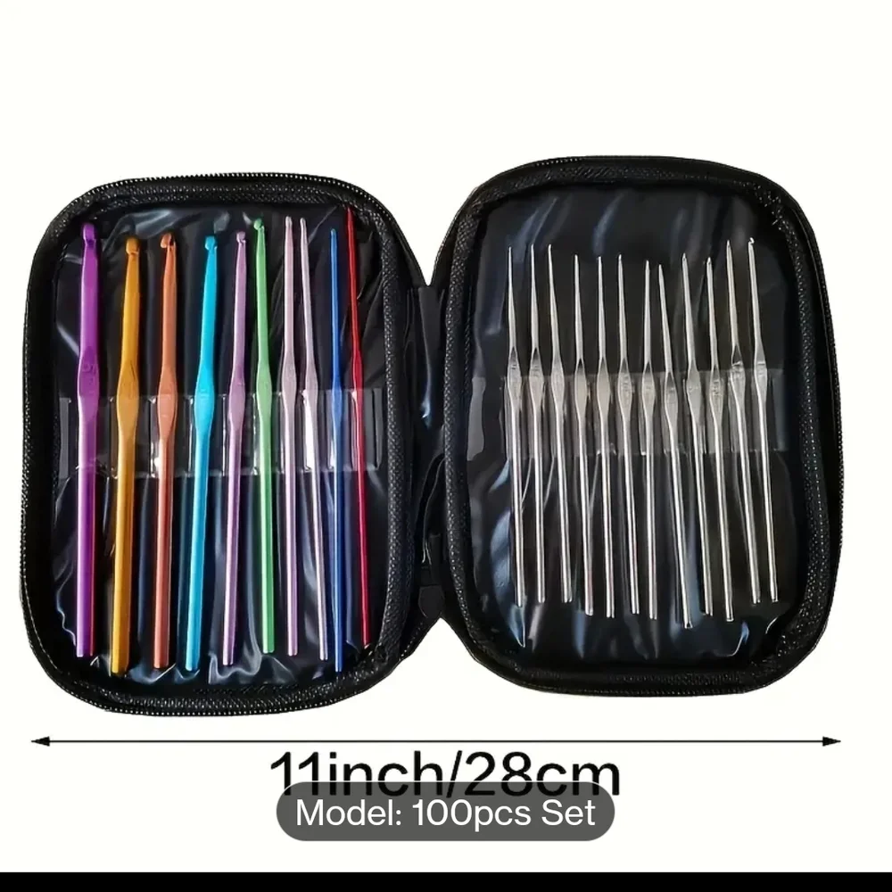 100-Piece‎ Crochet and Knitting Tool Set